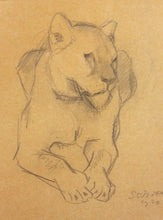 Lade das Bild in den Galerie-Viewer, Bleistiftzeichnung - Peter Jakob Schober (1897-1983)