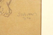 Lade das Bild in den Galerie-Viewer, Bleistiftzeichnung - Peter Jakob Schober (1897-1983)