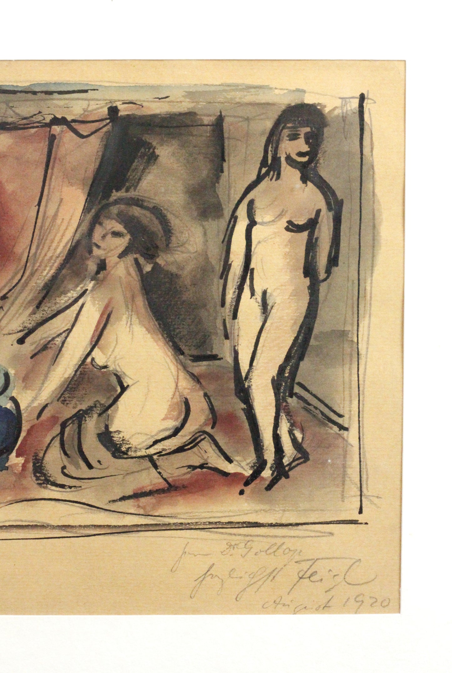 Aquarell - Friedrich Feigl (1884-1965)