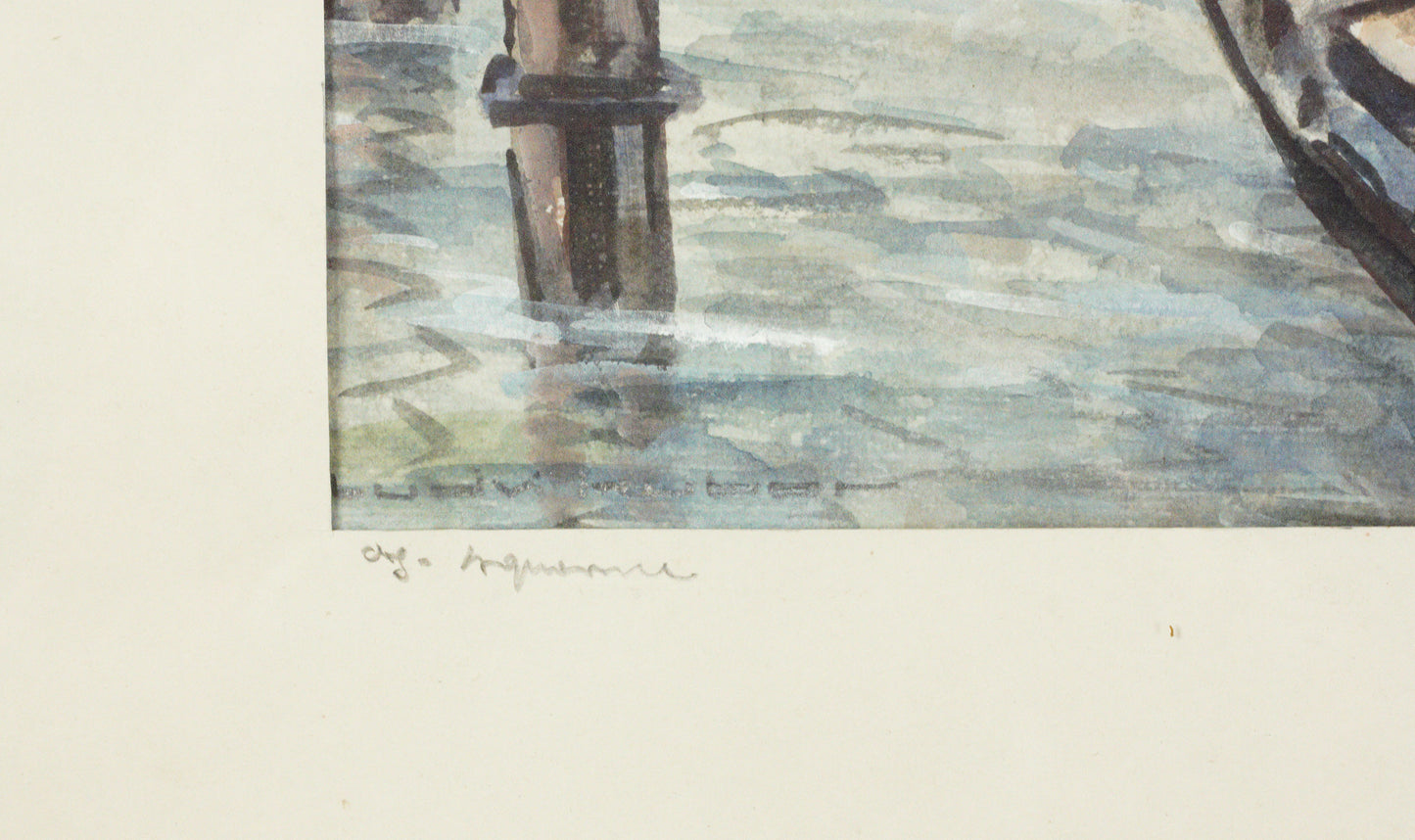 Aquarell - Rhein-Herne-Kanal