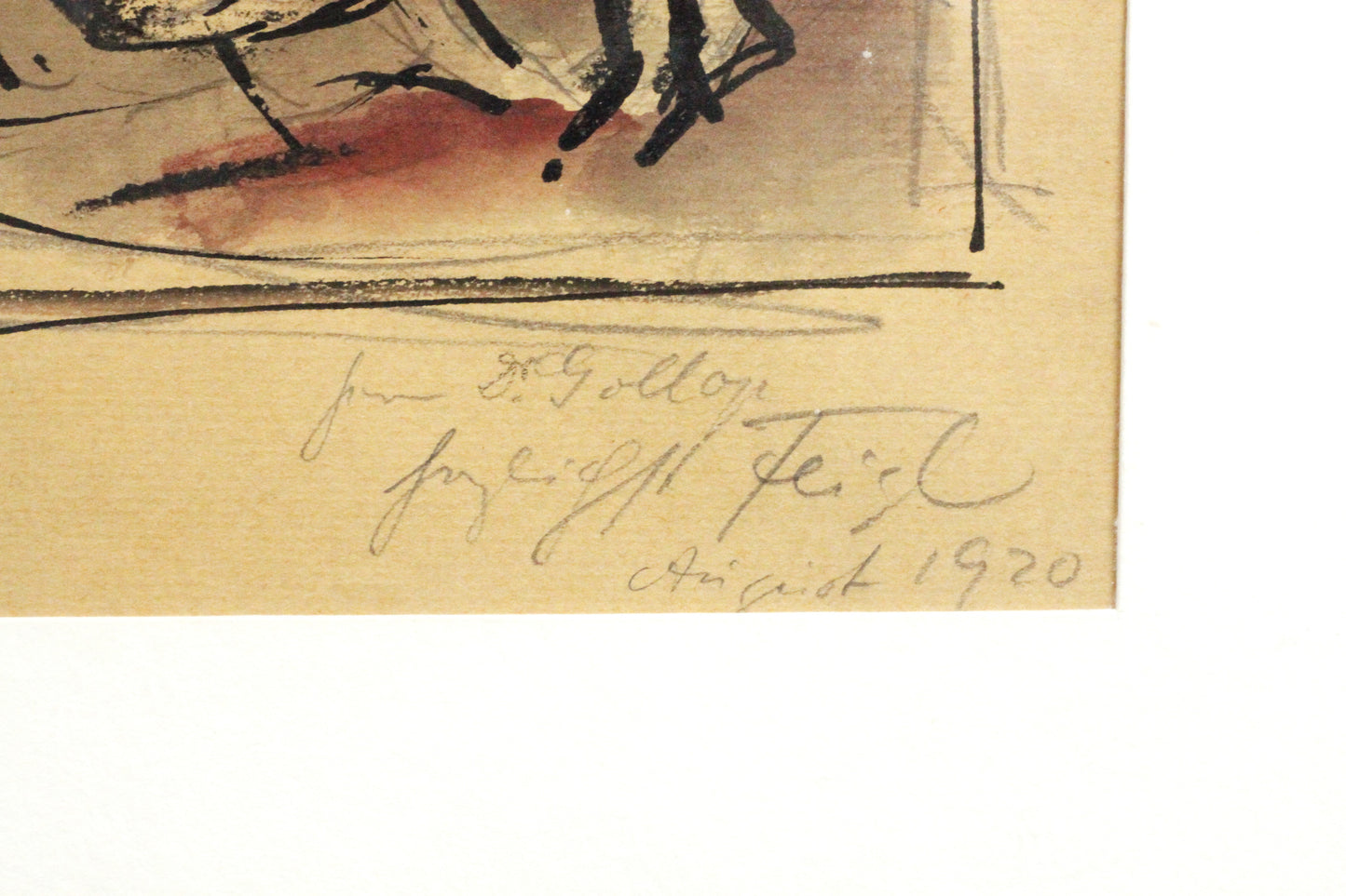 Aquarell - Friedrich Feigl (1884-1965)