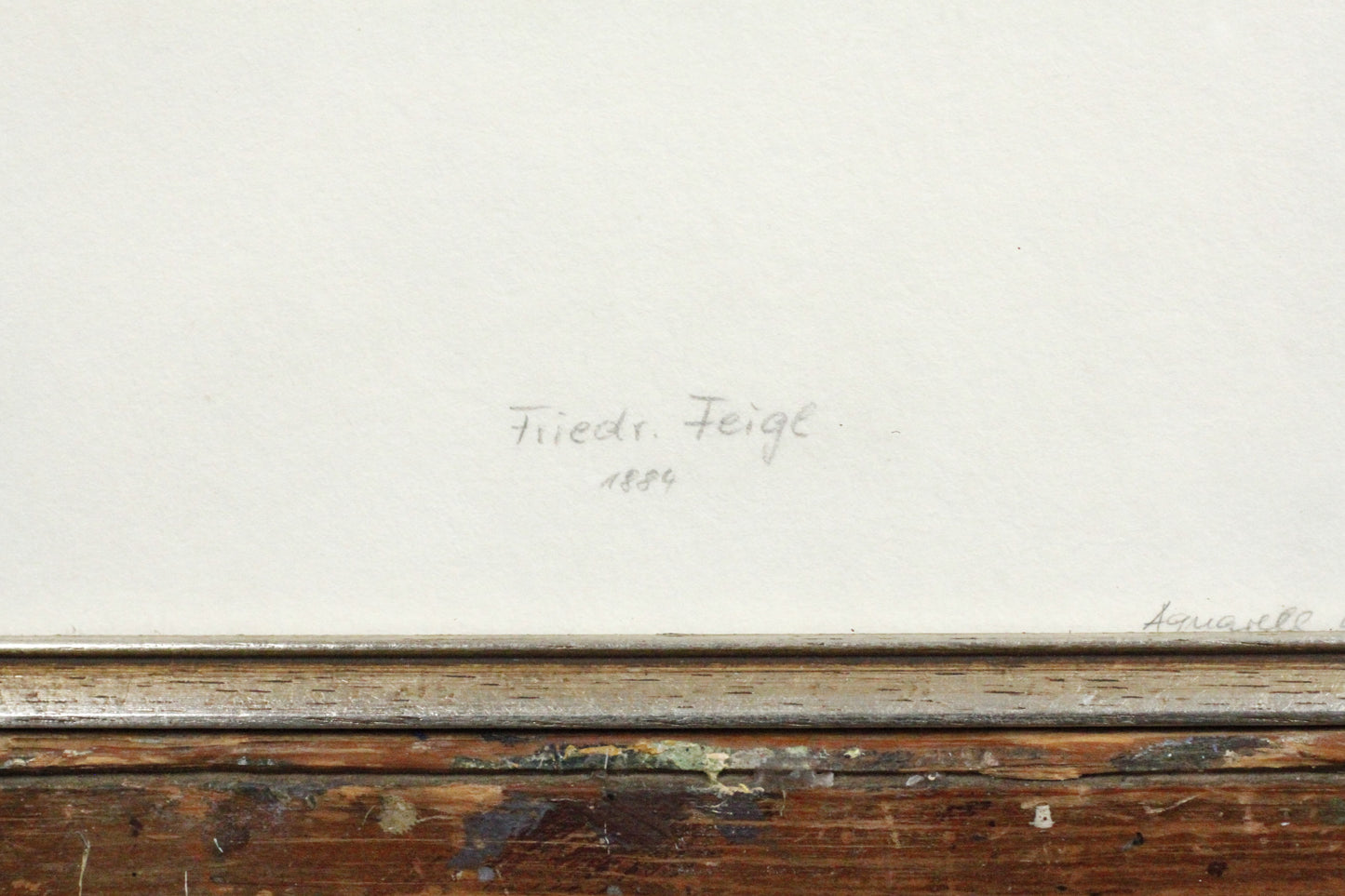 Aquarell - Friedrich Feigl (1884-1965)