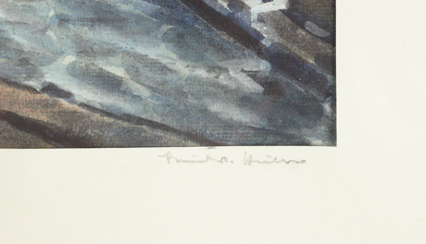 Aquarell - Rhein-Herne-Kanal