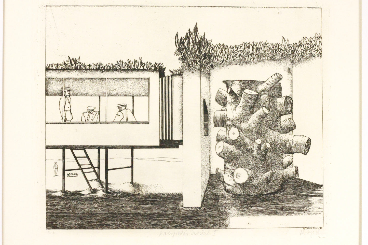 Radierung - Moritz Baumgartl (1934)