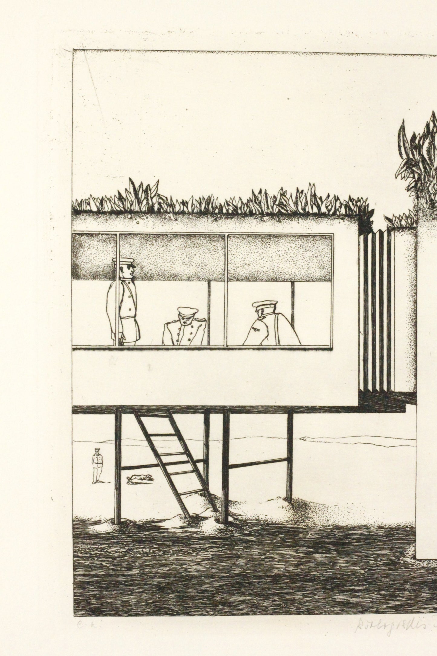 Radierung - Moritz Baumgartl (1934)