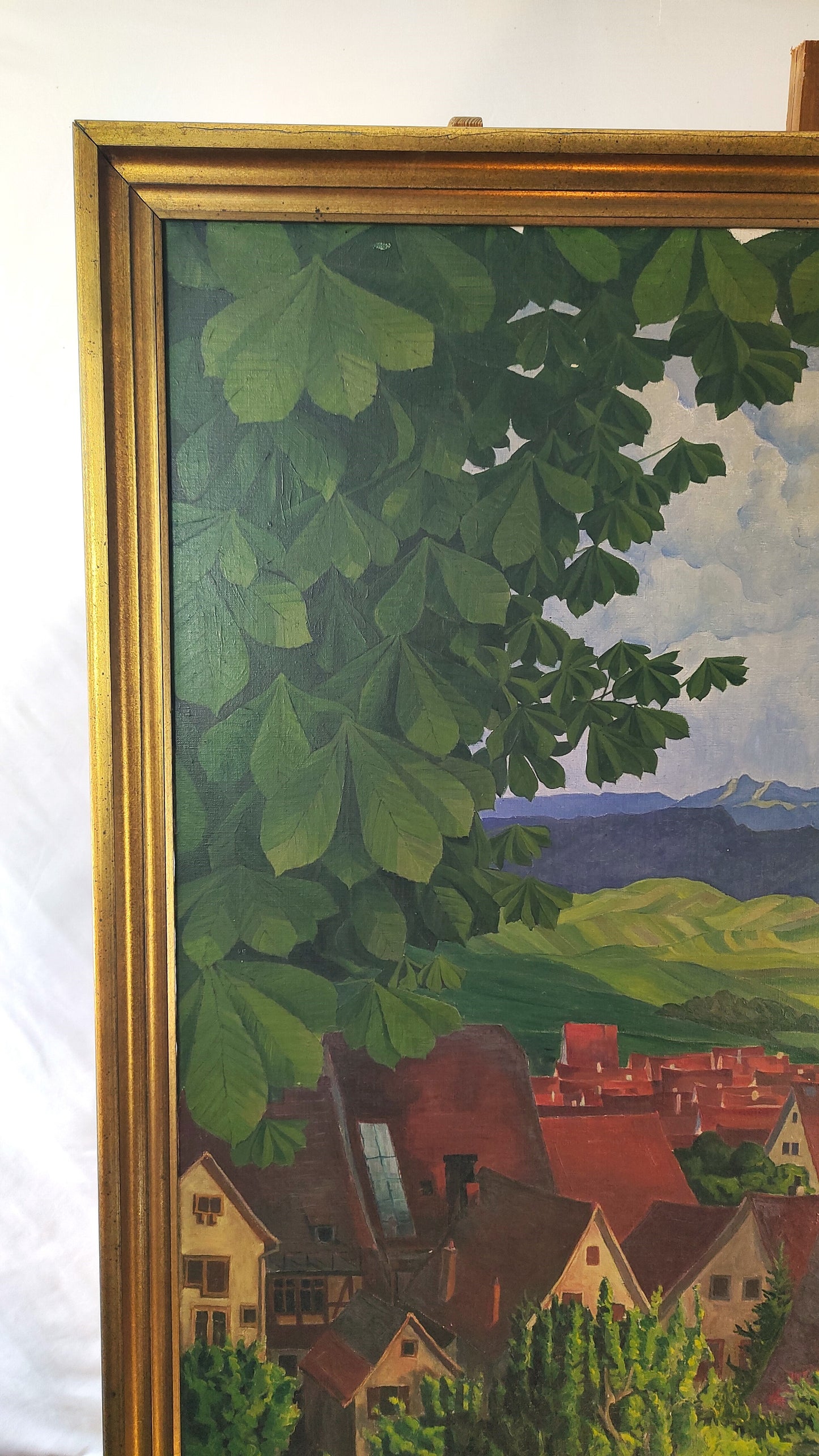 Rottweil mit Lehmberg - Großes Ölgemälde