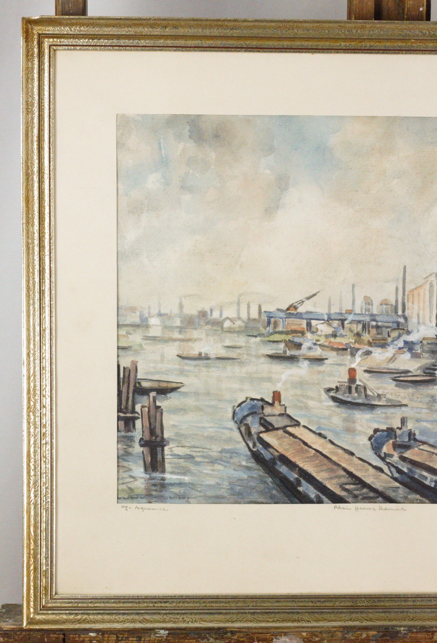 Aquarell - Rhein-Herne-Kanal