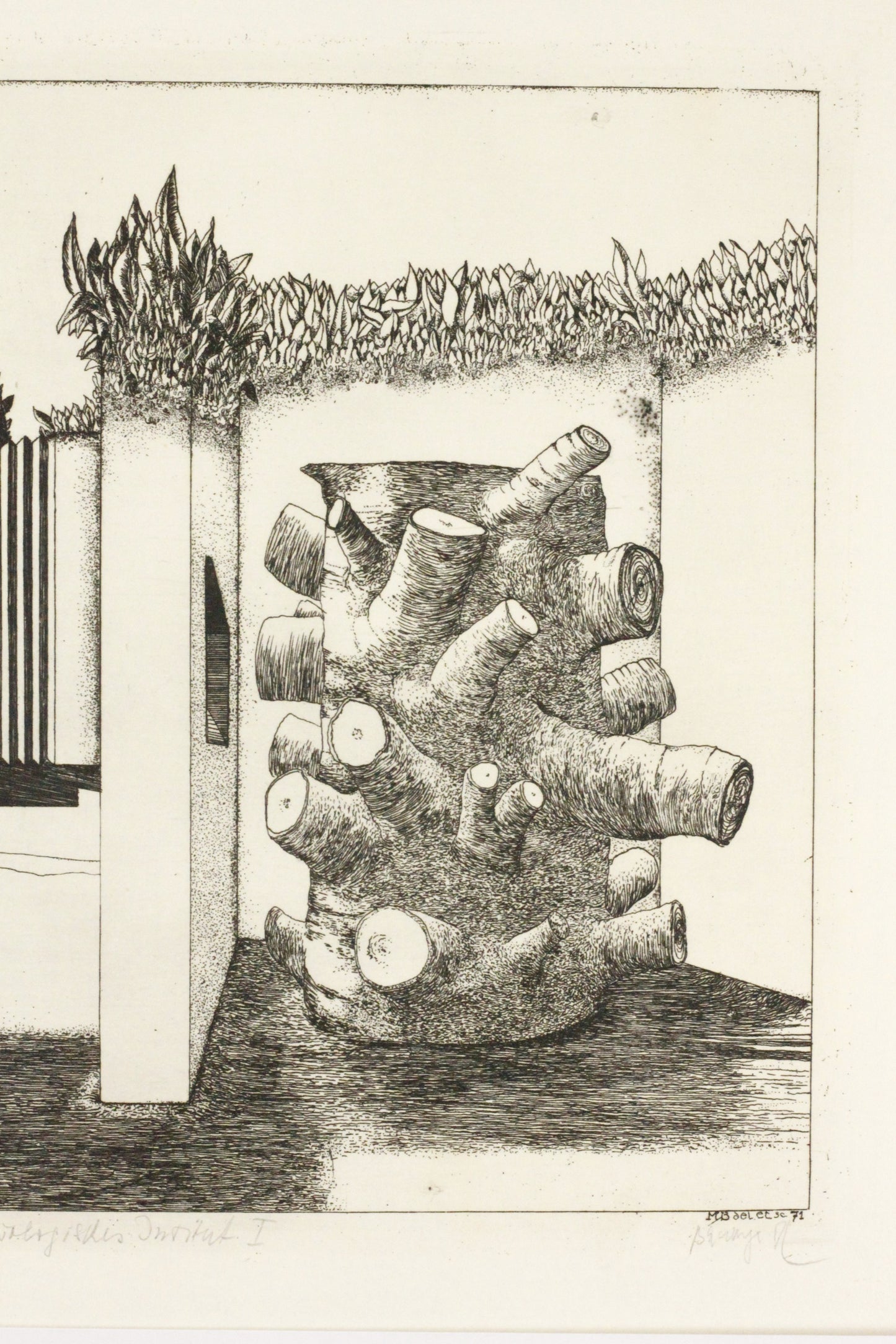 Radierung - Moritz Baumgartl (1934)