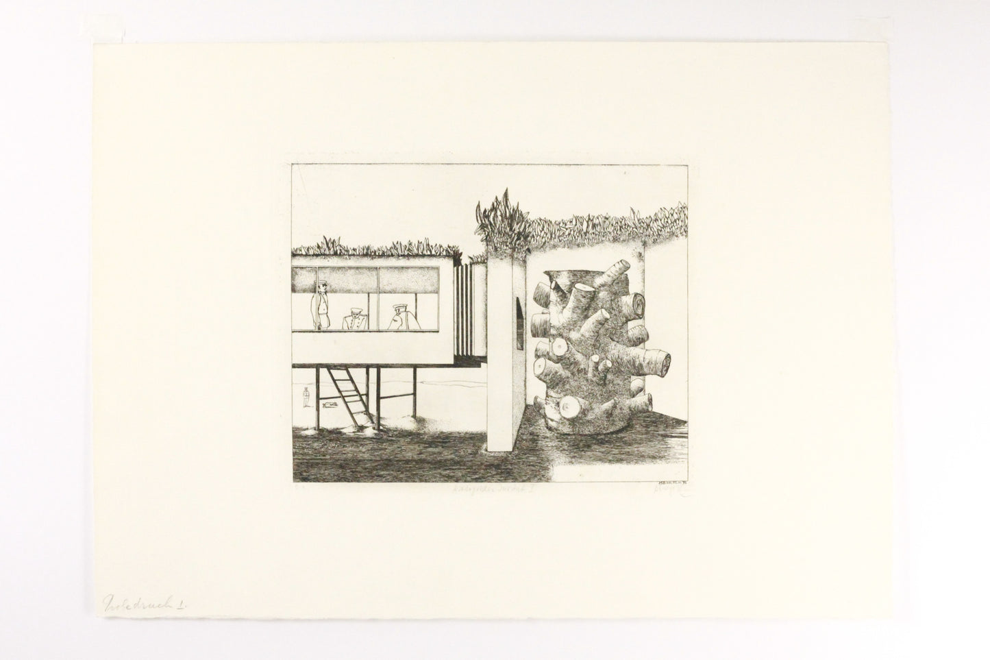 Radierung - Moritz Baumgartl (1934)