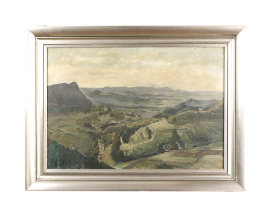 Ölgemälde - Gustav Adolf Feuerstein, Blick vom Albtrauf
