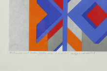 Lade das Bild in den Galerie-Viewer, Silber mit Geometrie - Otto Herbert Hajek (1927-2005)
