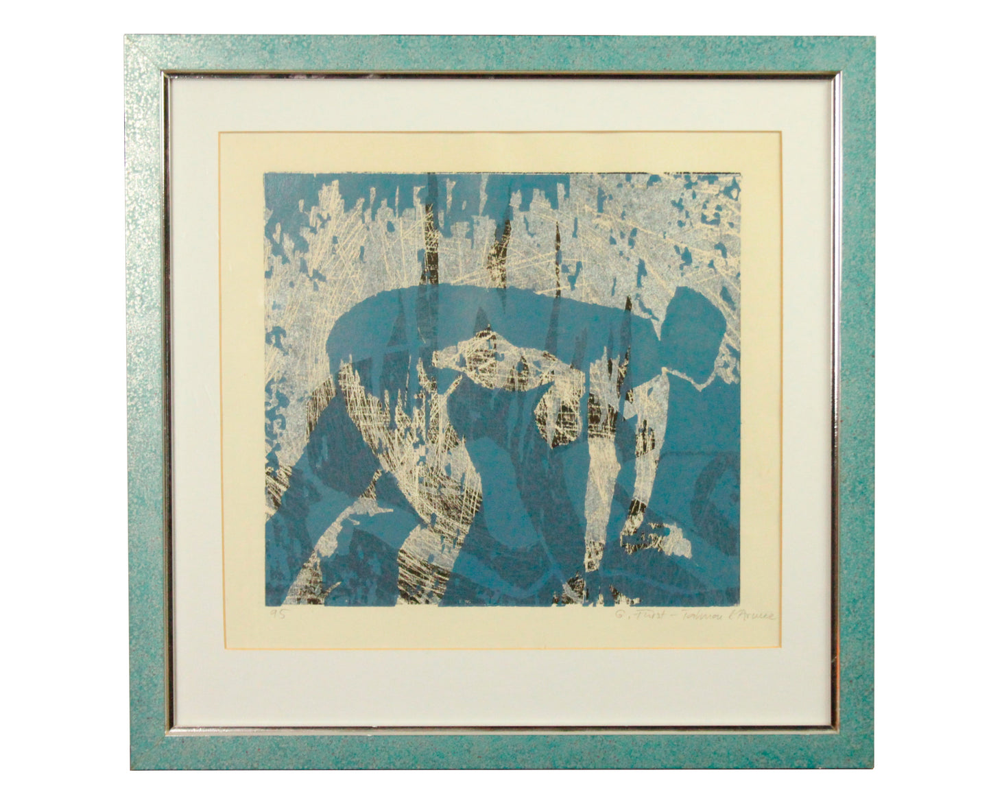 Linolschnitt - Abstrakt