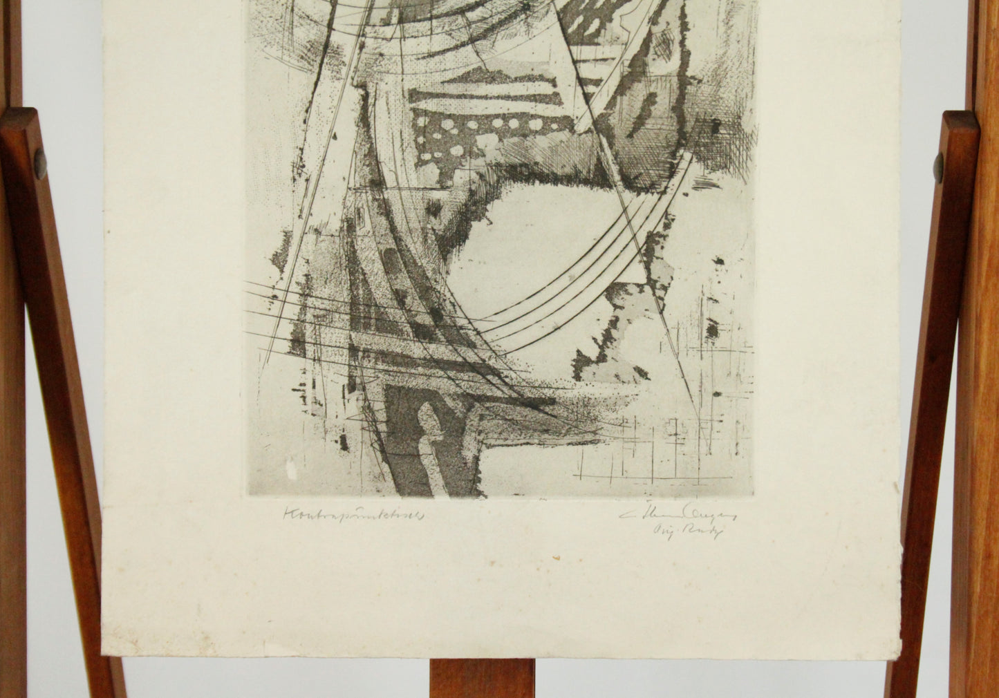 Radierung - Gustl Illenberger (1898-?) - Konstruktiv