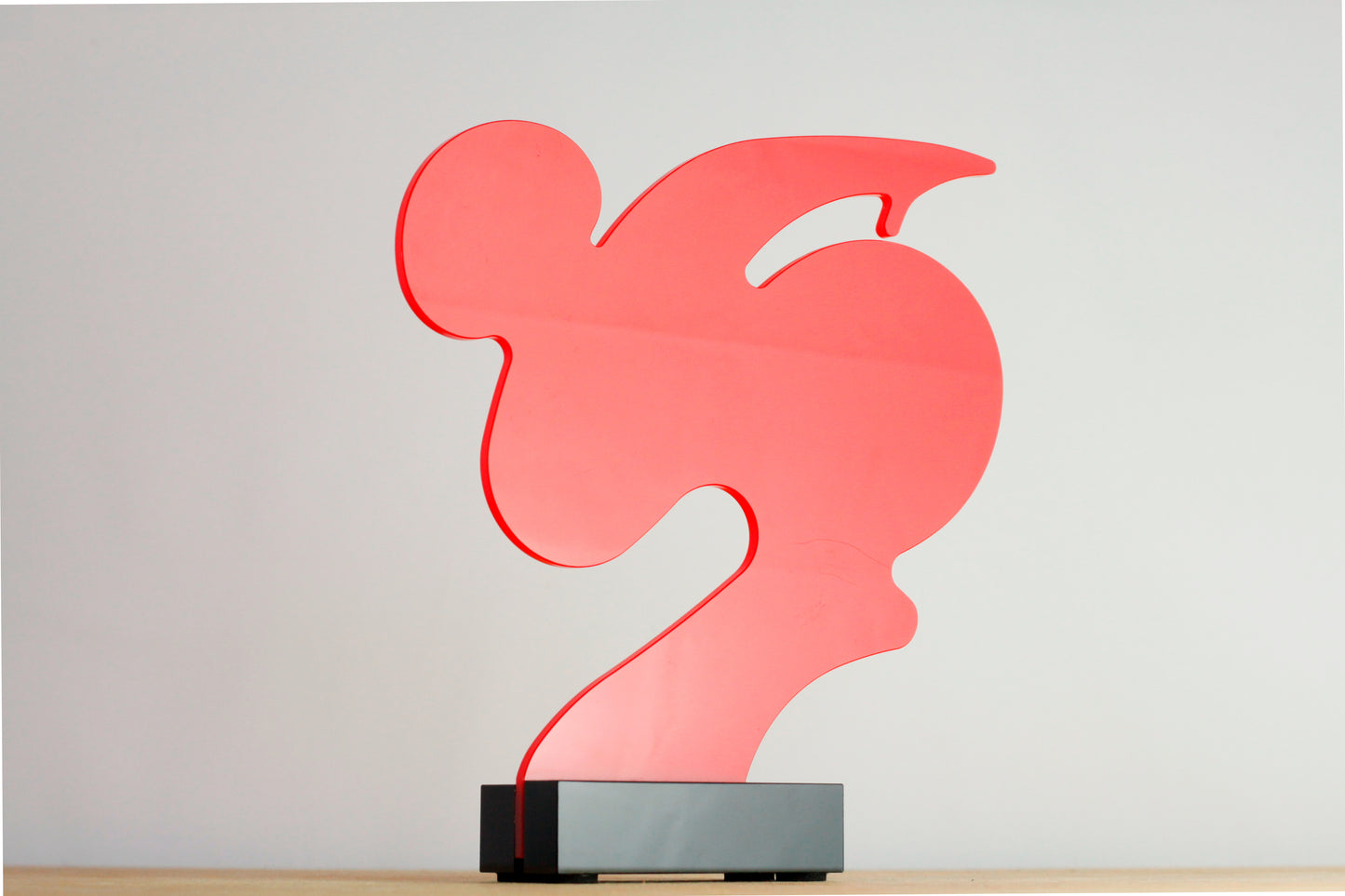 Plexiglas-Skulptur - Alfred Bradler (1942) - "Renn-Sapri"