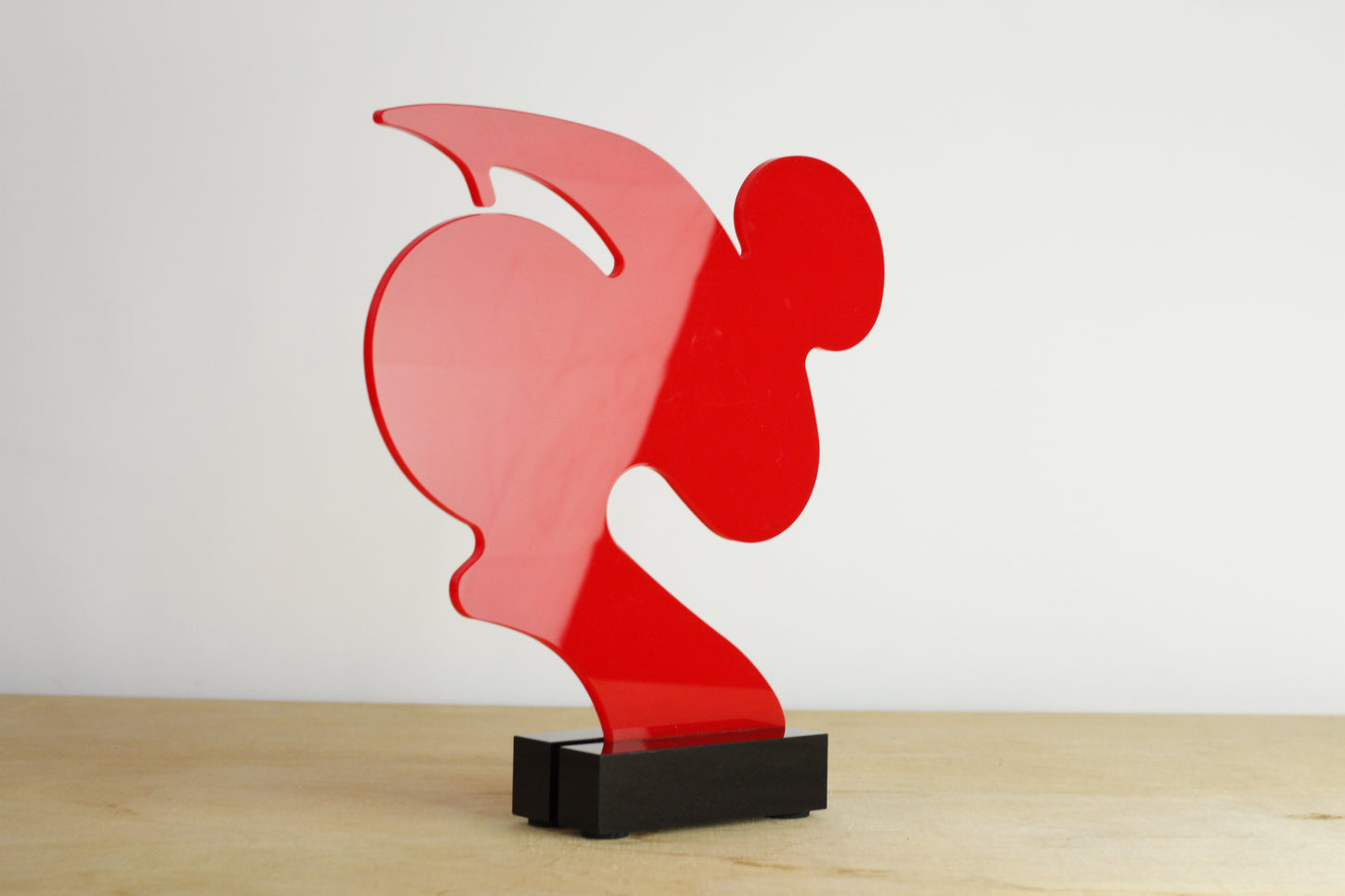 Plexiglas-Skulptur - Alfred Bradler (1942) - "Renn-Sapri"