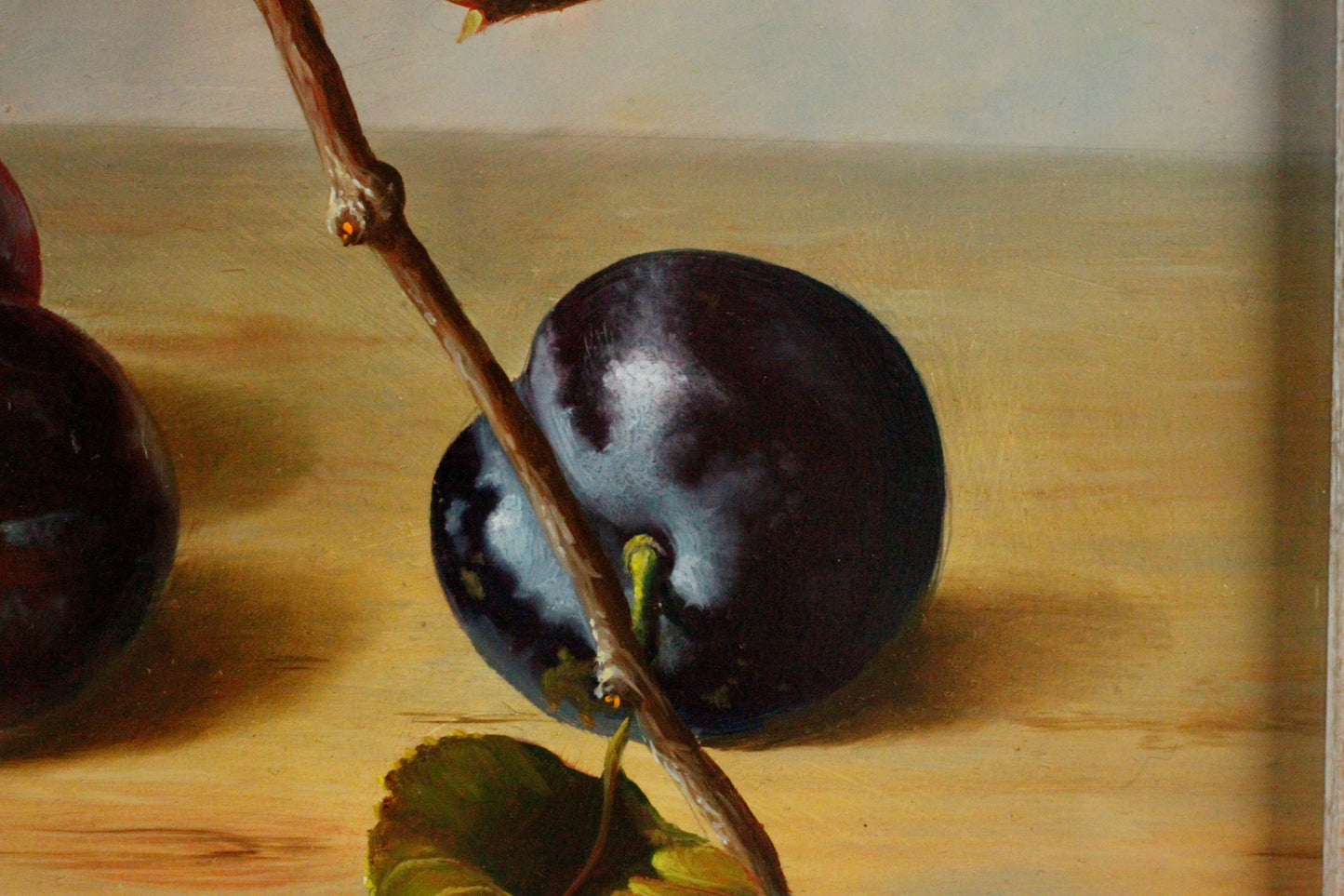 Stillleben mit Pflaumen (1) - Balasz Wanyi (1943)
