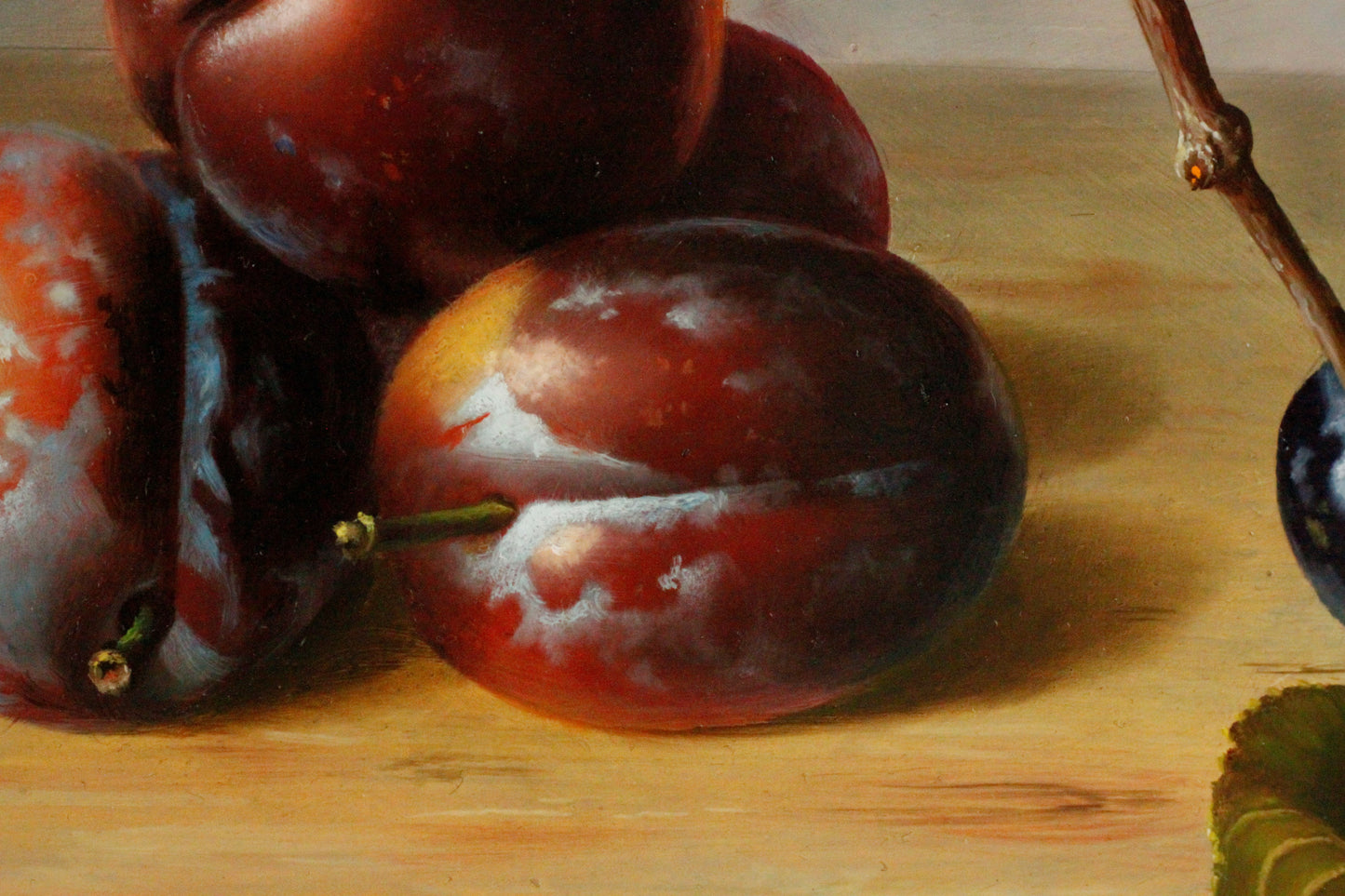 Stillleben mit Pflaumen (1) - Balasz Wanyi (1943)