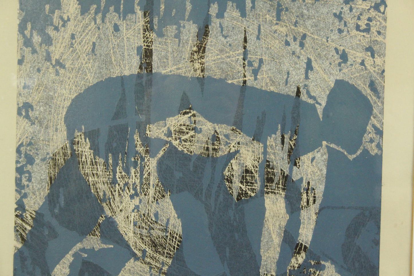 Linolschnitt - Abstrakt