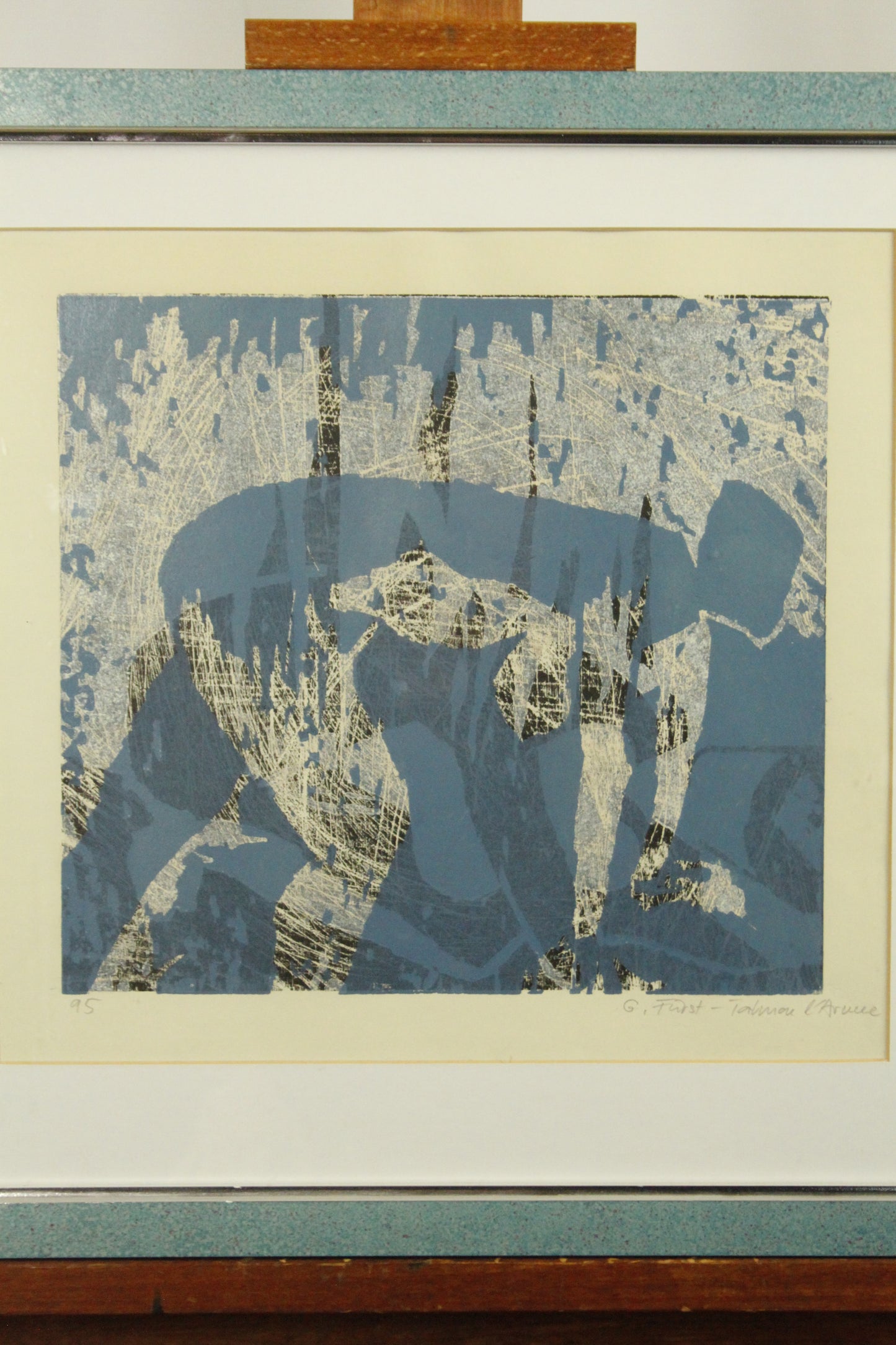 Linolschnitt - Abstrakt