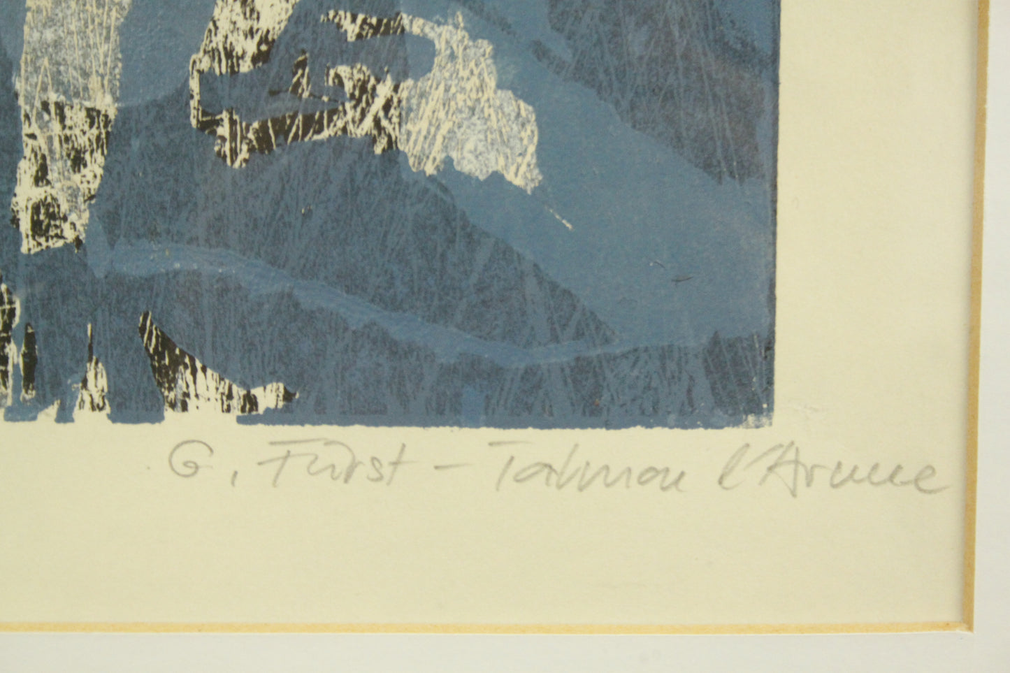 Linolschnitt - Abstrakt