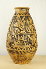 Lade das Bild in den Galerie-Viewer, Vintage Bodenvase - &quot;Anubis&quot; - Jasba
