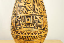 Lade das Bild in den Galerie-Viewer, Vintage Bodenvase - &quot;Anubis&quot; - Jasba
