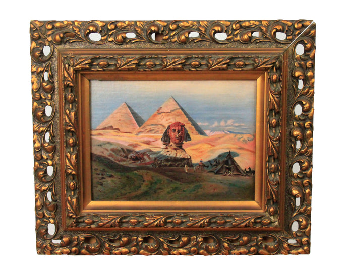 Sphinx mit Pyramiden nach Carl Werner
